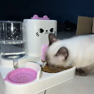 Pet Feeder Otomatis  /Tempat Makan& Minum Hewan Peliharaan Kucing/Anjing autofeeder