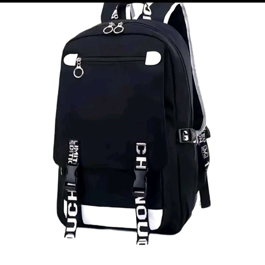 Tas Ransel Sekolah Anak TK & SD kelas 1-2 motip tutup polos Fashion 40×30