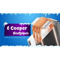 Gambar CPU Cooler CUBE GAMING BREEZE DUAL - 120mm Air Cooler dari Techno Computer Bali Kota Denpasar 4 Tokopedia