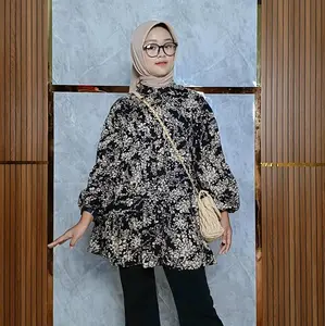 Tunik Tiara  Katun Rayon Jumbo
