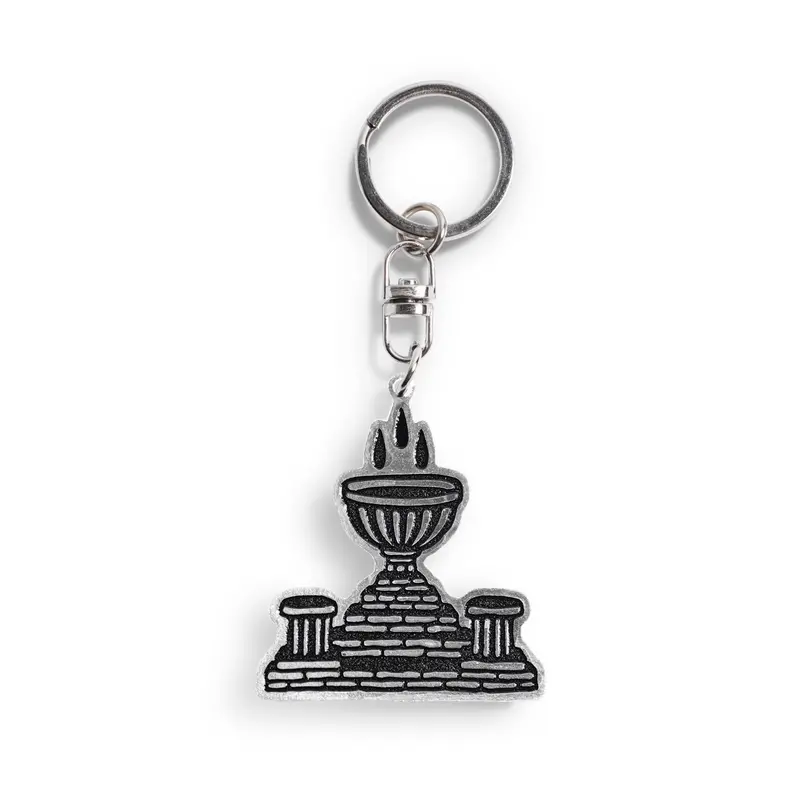 DREAD PLASTIC - STUPA - ENAMEL KEYCHAIN 0