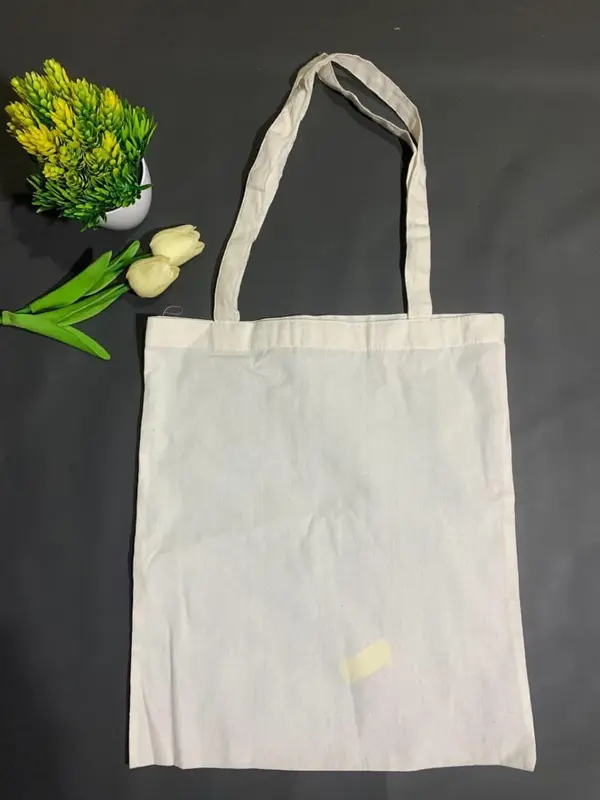 PROMO TOTEBAG BLACU TEBAL PREMIUM MURAH TOTEBAG AESTHETIC TAS TUGAS SEKOLAH 6