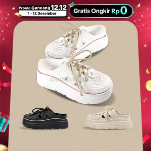 Sandal Sepatu Wanita 2515M-2 Sandal Selop Bahan Eva Rubber Premium Sepatu Sandal Tali Ukuran 36-41 Ringan Anti Slip sandal  tutup  depan  wanita cinderella  glass  slipper sandal  sepatu  wanita  elegan  2025 sepatu  sandal  cewek sandal  ootd