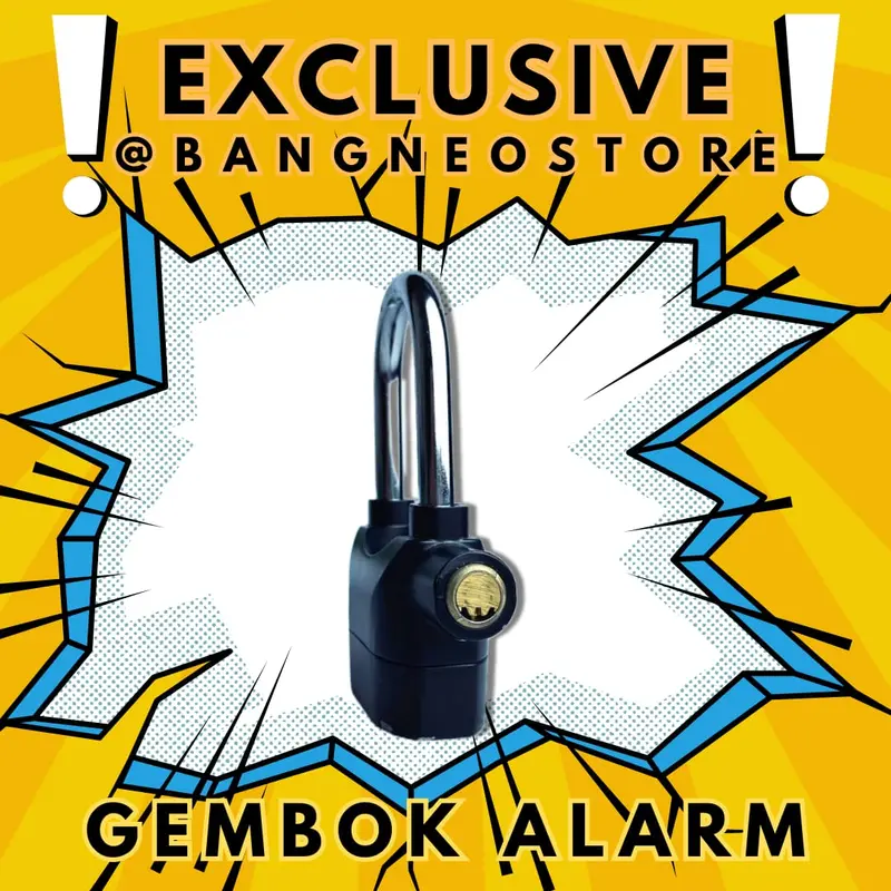 [ EXCLUSIVE ] BANG NEO STORE X MAGNET ACC GEMBOK ALARM | GEMBOK ALARM BUNYI 2