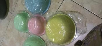 Product Review of Paket Baskom Stainless 5 Warna / Baskom Panci Sayur multifungsi Stainless Anti Karat Steel Wadah from h**3 0