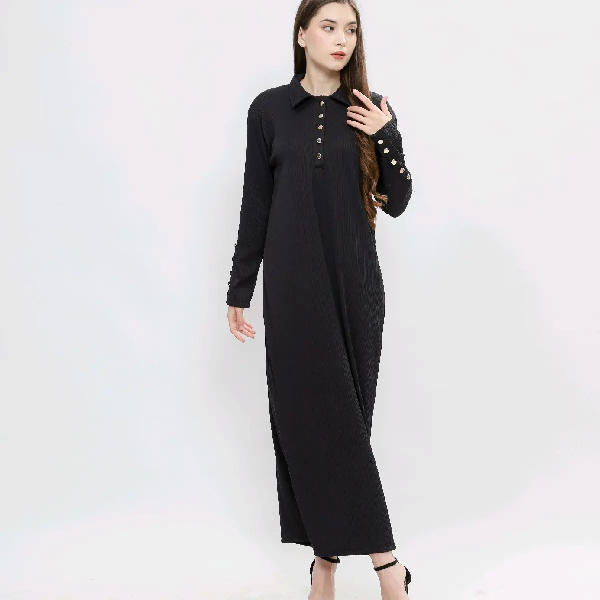 GITTA DRESS - FAS LABEL | Knit Dress | Polo Dress | Slim Fit Dress | Daily Dress Wanita