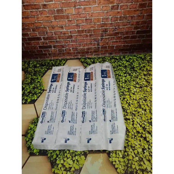 SUNTIK ONEMED 1mL ISI 100 | SPUID 1mL | DISPOSABLE SYRINGE 1mL OneMed Steril 2