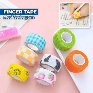 [1 Pcs] Finger Tape Perban Pelindung Jari Tangan Pembalut Jari Sport Tape Motif Random