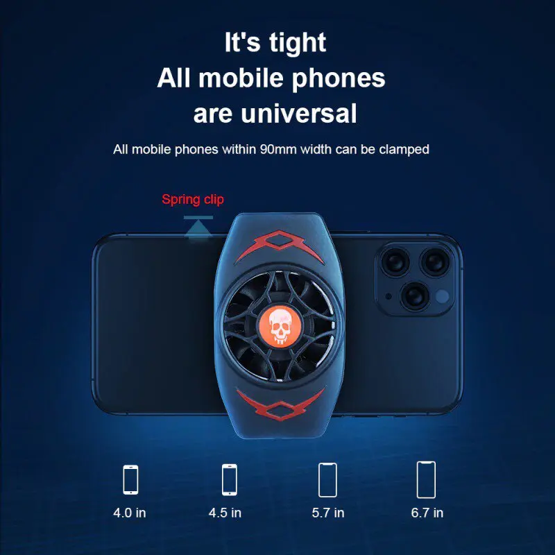 Kipas Handphone X13 Kipas Pendingin Handphone Gaming USB 6.7inch 1