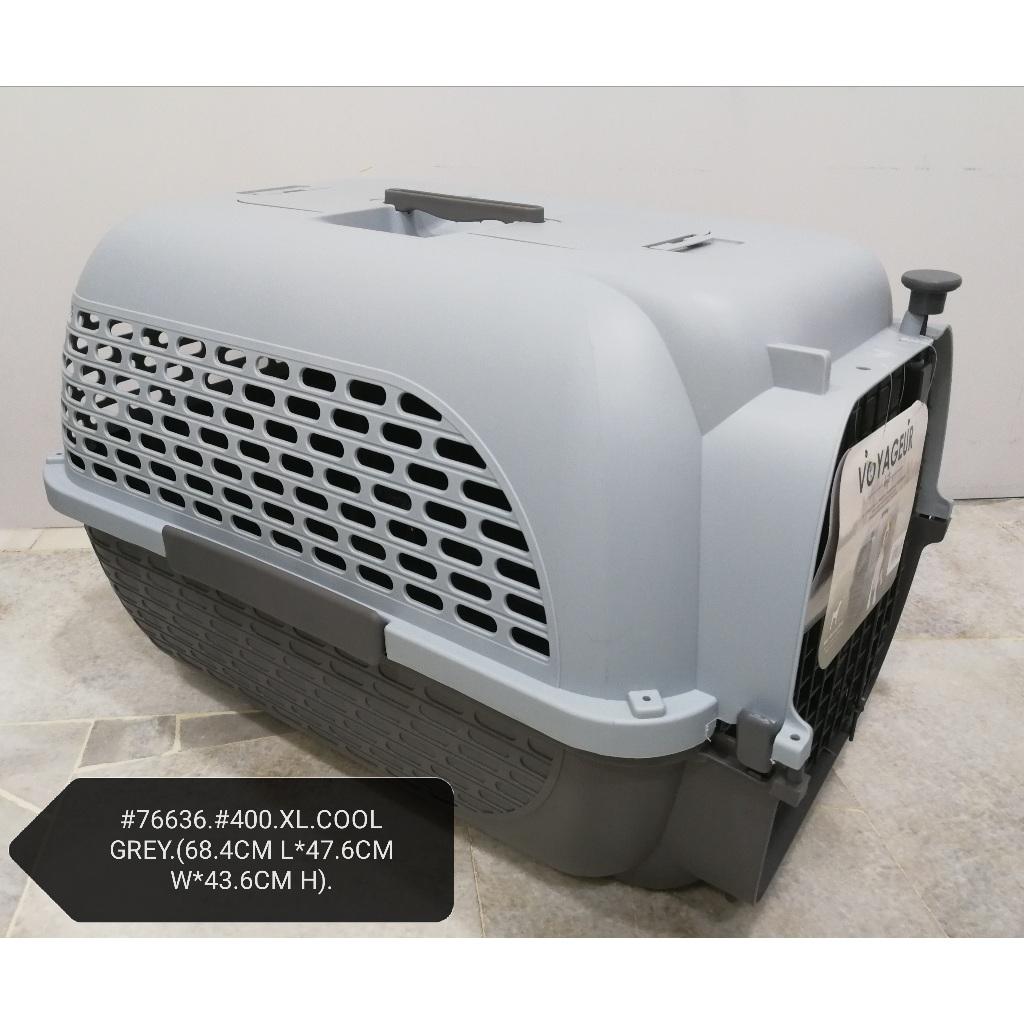 Voyageur #400 XL Pet Carrier Flight Cage Cool Grey Cat Rabbit Dog 76636 [CatIt DogIt] Sangkar Kucing