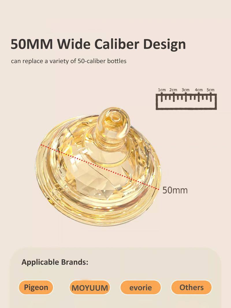 Product Introduction of 5cm Diameter Silicone Knob Accessories, Narrow Baby Bottle Silicone Knob, Replacement 50mm Diameter Baby Bottle 1