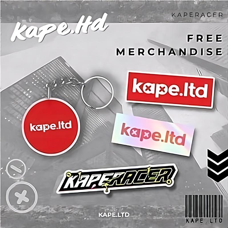 Kaperacer kaos 2 stroke 4 stroke Initial Pendek Combed Sablon DTF 5