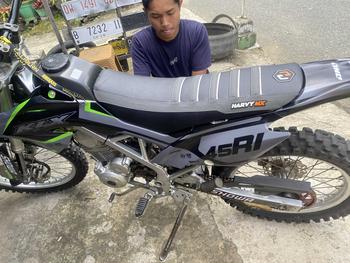 Product Review of HARVYMX Seat Cover Kulit Jok Type Grand Line CRF 150L KLX Bigfoot WR155 from s**e 0