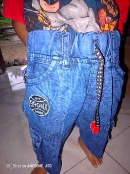 Product Review of Celana Jeans Anak-Anak Cowok Pendek Wonderfull WF Import Snow Blue - Grosir Murah from A**h 0