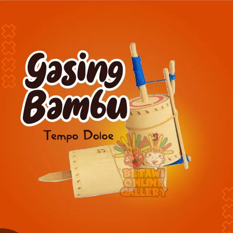 Gasing / Gangsing / Pangggal Bambu Mainan Tradisional Anak 0