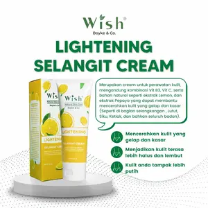 Wish Lightening Selangit Cream by Boyke Pemutihan Pemutihan Mencerahkan Selangkangan Ketiak
