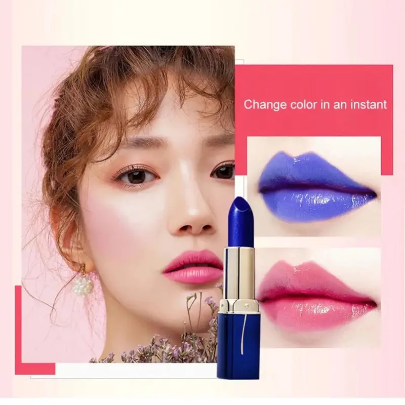 Lipstik YZS Yurizumi Warna blue become pink Tahan Air dan Tahan Lama - Lipstick, Gloss Bibir 4