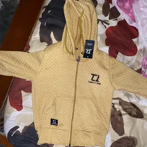Twenty One Jaket Anak Laki-Laki Perempuan Hoodie Zipper Anak Jaket Anak Comfy dengan Desain Quilted Fashion
