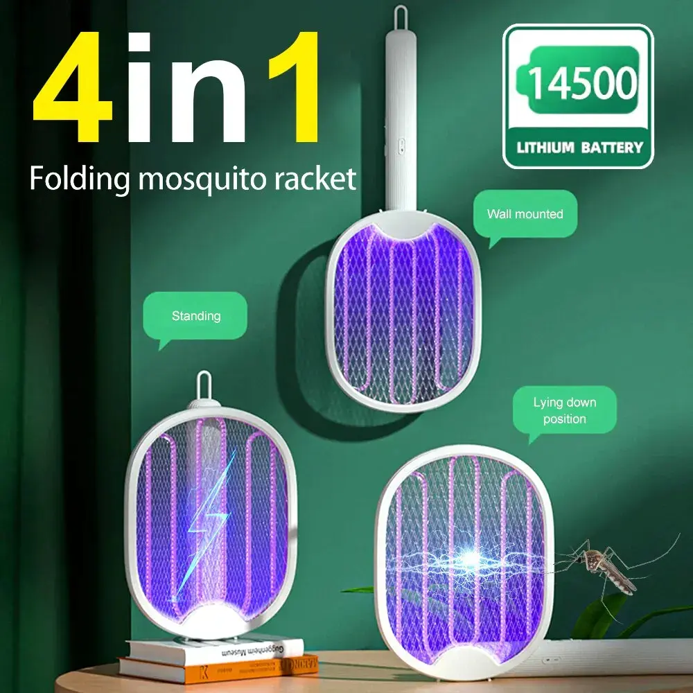 LEVINO [2024 NEW] Foldable Mosquito Swatter / Fly Swatter / Mosquito Killer / Mosquito Racket