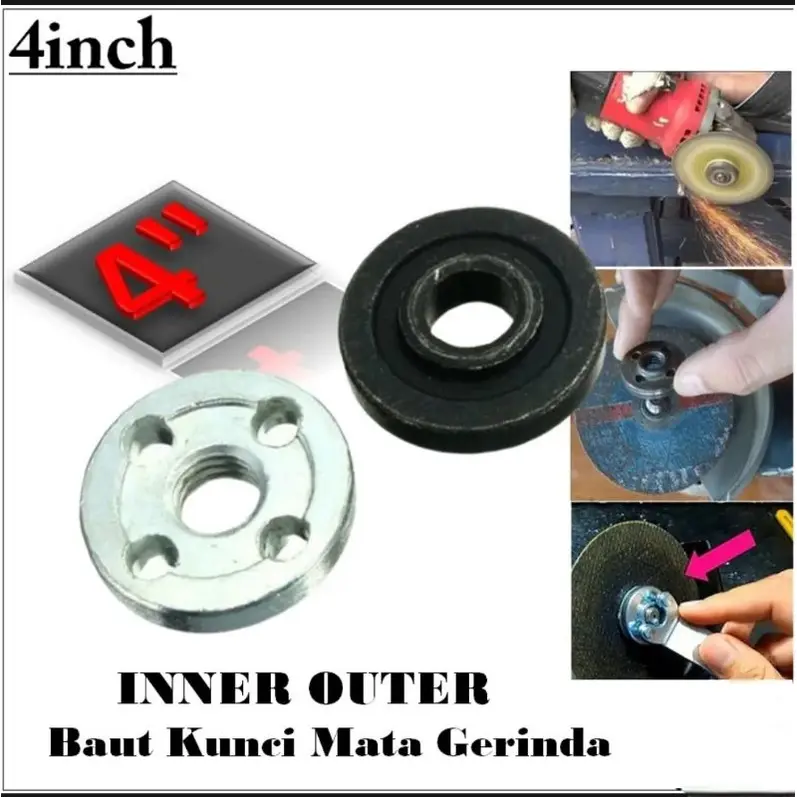 Baut mata gurinda tangan/inner outer flange set gurinda 0