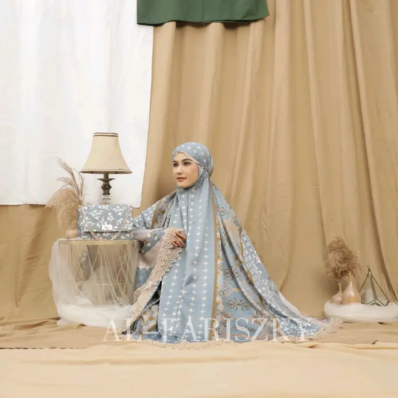 Mukena Dewasa 2in1 Maxmara Silk Premium Renda Cantik Nagita Lembut 1