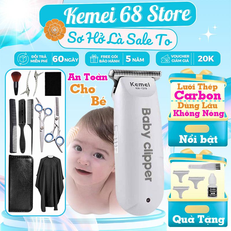 Tông Đơ Cắt Tóc Cho Bé Kemei 1319, Tăng Đơ Cắt Tóc Trẻ Em, Trẻ Sơ Sinh Tiếng Ồn Thấp Lưỡi Thép Sắc Bén Không Cắn Tóc, Chày Xước Da, Sử Dụng Với Trẻ 1 Tháng Tuổi Trở Lên