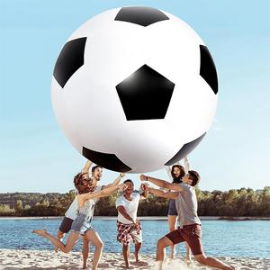 Bola inflable gigante para playa y césped, color clásico de 40 pulgadas, juego en interiores y exteriores, entrenamiento juvenil, juguete interactivo ligero