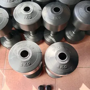 Barbel kosongan 5kg 2 biji (Sepasang )/ Dumbel kosongan tanpa isi 5kg 2 biji