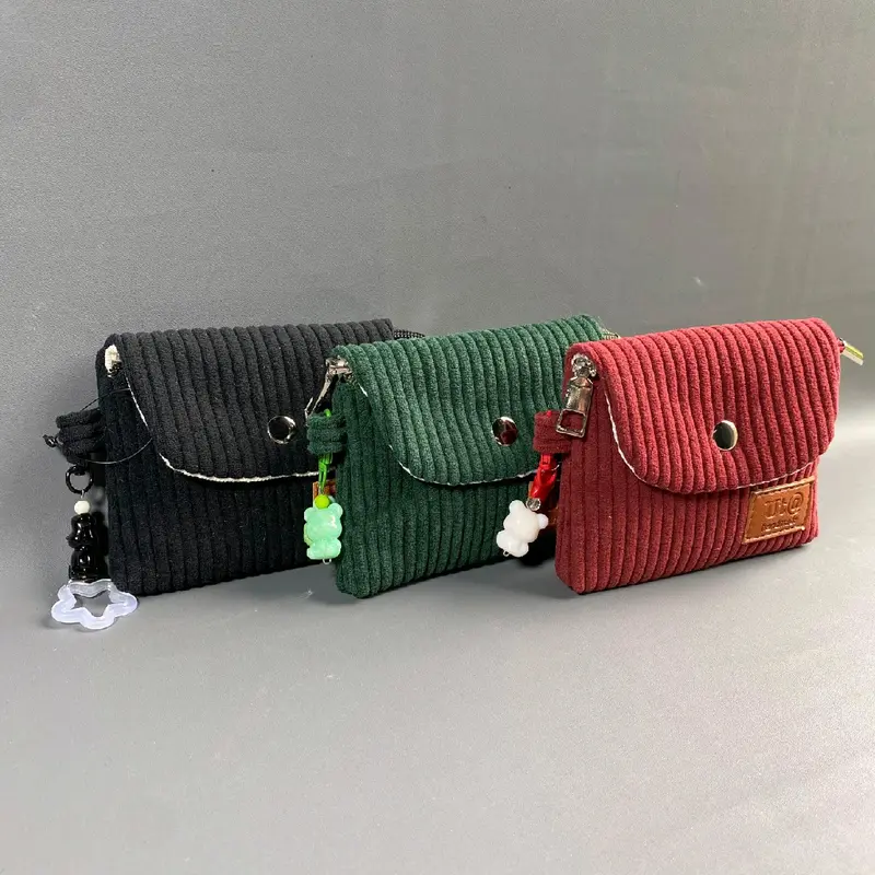 UmahNun_Dompet Koin  Wanita Launa by Uta bahan Corduroy 3