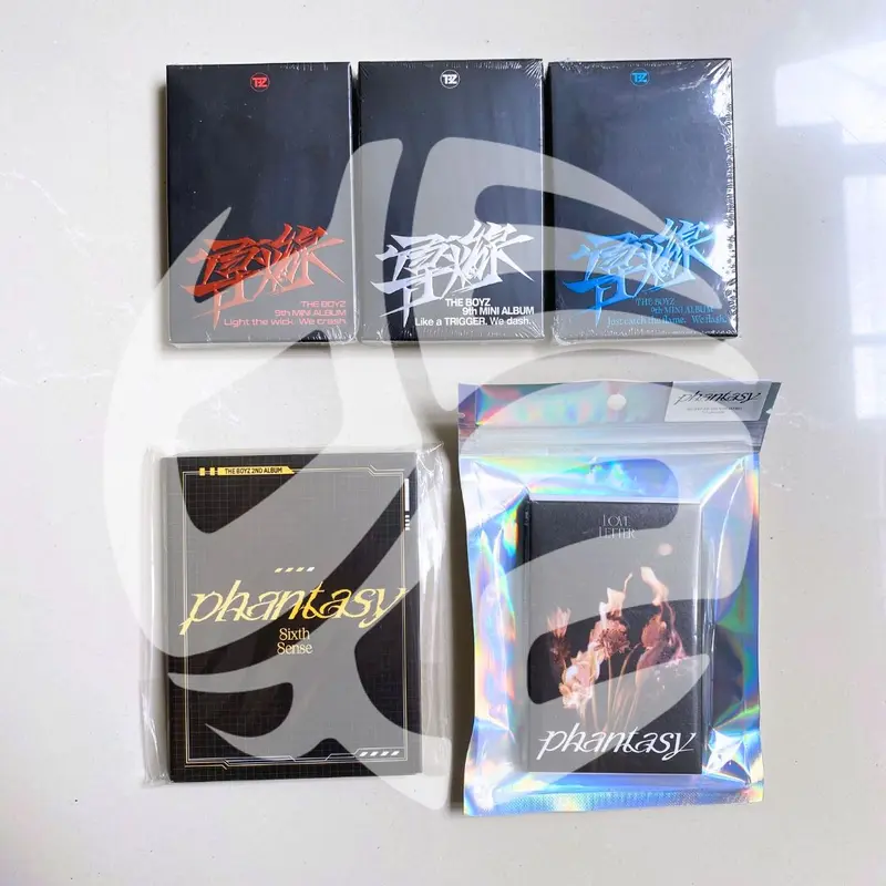 THE BOYZ Trigger Do Hwa Seon / Phantasy Part 2 Sixth Sense / Love Letter Platform / Ever Version FULL SET SEALED OFFICIAL Multicoloured 0