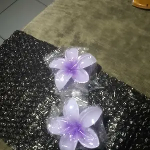 Glamonshop JR519 Jepitan Rambut Cantik Model Bunga Kamboja Hair Clip Bunga Bali Aksesori Rambut Wanita Jepit Rambut Plumeria Bunga Kamboja