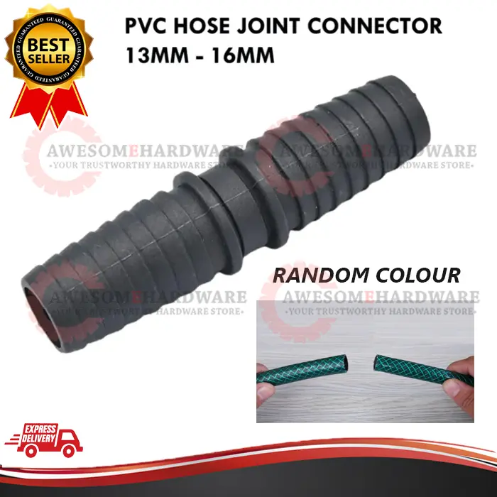16MM 5/8" PVC RUBBER HOSE CONNECTOR HOSE JOINT PENYAMBUNG HOS TALI PAIP AIR