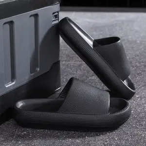 Sandal Slip On Pria Karet Bahan EVA Sol Lembut Nyaman Sendal Slop Anti Slip 40-45