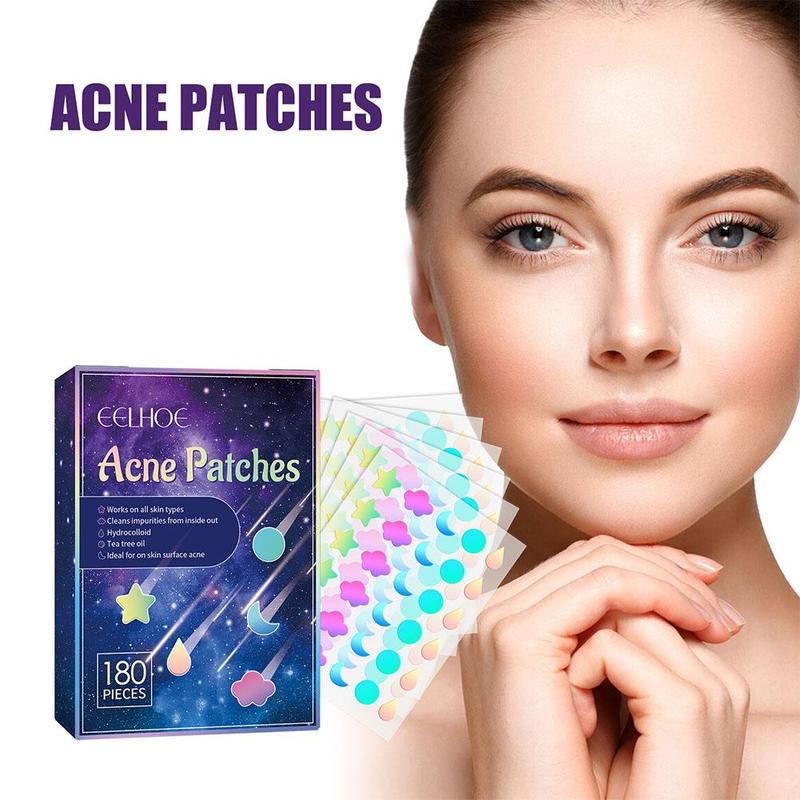 Product Introduction of 180pcs/box Hydrocolloid Acne Patch Pimple Repair Patch Ance Colorful Starry Care Face Sky L7K7 27