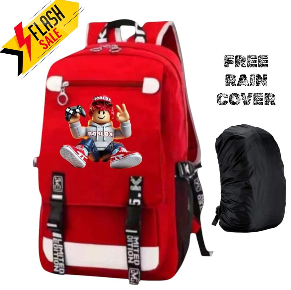 BACKPACK ANAK SEKOLAH ROBLOX SERIES - TAS ANAK LAKI LAKI PEREMPUAN BONUS 3 ITEM - RANSEL SEKOLAH ANAK COWOK CEWEK GAMES ROBLOX