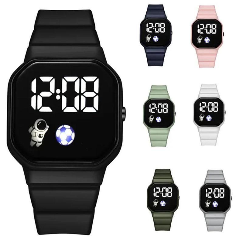 Product Introduction of Technology Sense Watch Waterproof Electronic Watch Square Student Watch Simple Fashion Unisex G4U5 19