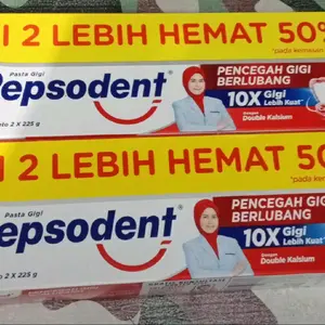 Pasta gigi Pepsodent 225gr Buy1Get1 isi 2pcs