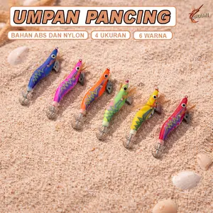 Umpan Pancing Glow In The Dark Premium 4 Ukuran Cocok untuk Laut Sungai Danau - YE5501