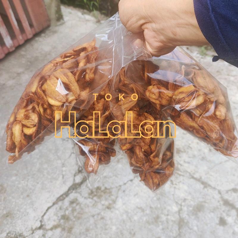 [1kg] KRIPIK SALE PISANG KERING 1 KG total [4 x 250 gram] KHAS Cilacap RASA Manis Renyah Kriuk Cemilan Snack asli cilacap Keripik Salai Pisang CRISPY HALAL 2