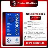 Gambar {AFFILIATE} TECNO SPARK GO 3 RAM (4/64) (4/128) ORIGINAL Garansi Resmi - INK BLACK, RAM 4/64 GB dari Premium Store 88 Kota Bekasi 2 Tokopedia
