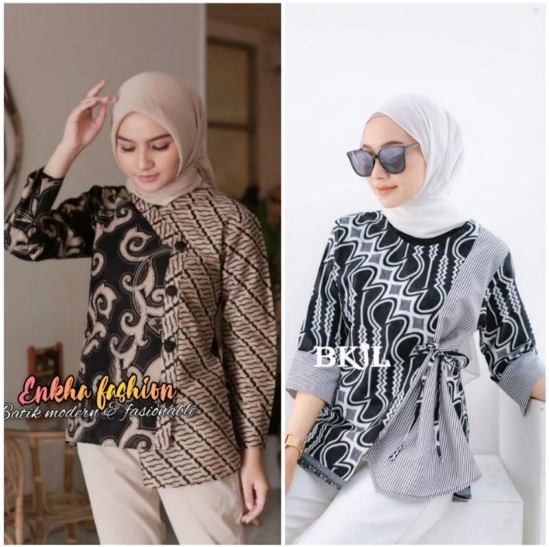 Batik Wanita Modern Baju Batik wanita Atasan Wanita Batik 1