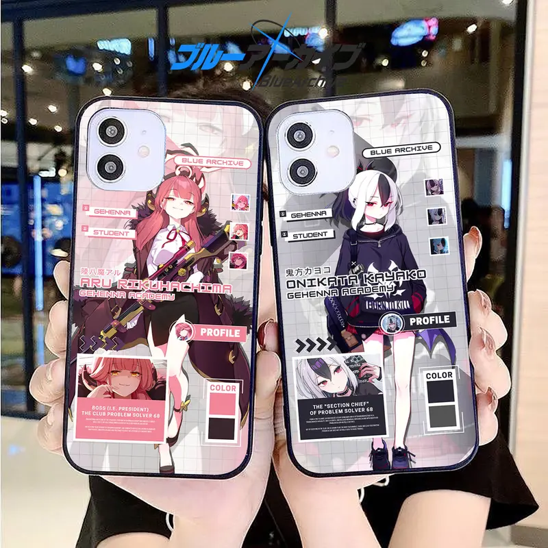 Custom Case Softcase Hardcase Casing Blue Archive All Type HP Smartphone dll soft  case 4