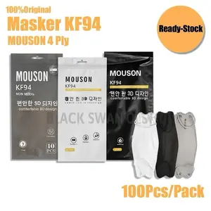 KF94 Mouson 4 Ply Anti Droplet (Isi 50 Pcs/100 Pcs+ Pouch) maskerkf94 bentuku