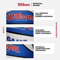 Gambar 8.8 ON SALE | Wilson Gamebreaker Basketball Bola Basket Outdoor Bahan Rubber Warna Merah Putih Biru Size 7 - WTB0051XB07 dari Wilson Indonesia Official Shop Kota Administrasi Jakarta Utara 3 Tokopedia