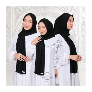 RNA ~ PASHMINA OVAL NON PED Jilbab Muslim Wanita Instan