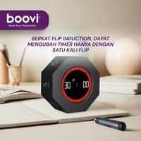 Gambar BOOVI JD012 Digital Timer Belajar Pomodoro Lampu LED Oktagonal Magnetic Type C dari Boovi Official Kota Administrasi Jakarta Barat 5 Tokopedia