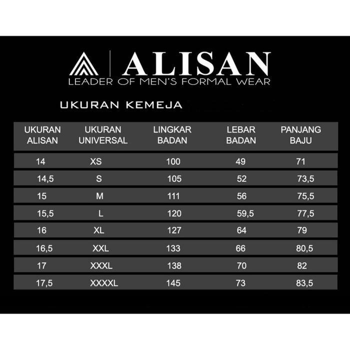 Alisan Kemeja Polos Hitam Lengan Panjang Slim Fit Formal Kerja Kualitas Super Premium Bahan 100% Katun Nyaman Size M L XL XXXL Alisan Kemeja Polos Hitam Lengan Panjang Slim Fit Formal Kerja Kualitas Super Premium Bahan 100% Katun Nyaman Size M L XL XXXL