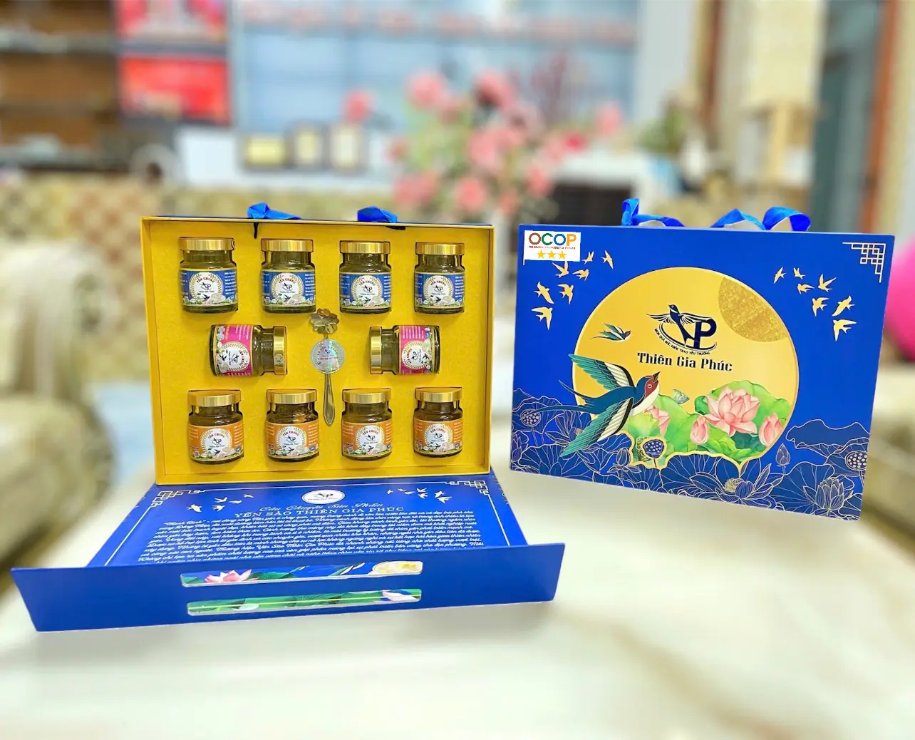 Yến chưng [Thiên Gia Phúc] 70ml - Hộp 10 hủ