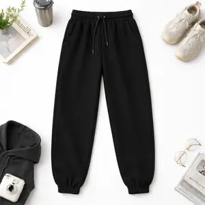 Sweatpants Celana Joger Wanita Kekinian Bahan Fleece Adem Halus Menyerap Keringat Jogger Olahraga Santai Hangout