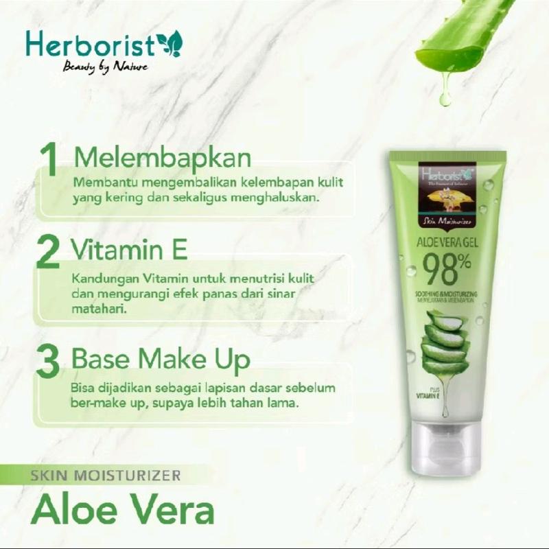 Herborist Aloe Vera Gel 100gr | 250gr | Pelembab | Moisturizer 1